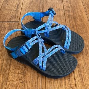 Chaco Women's ZX/1 Classic Strappy Outdoor Hiking Sandals Blue Size 6